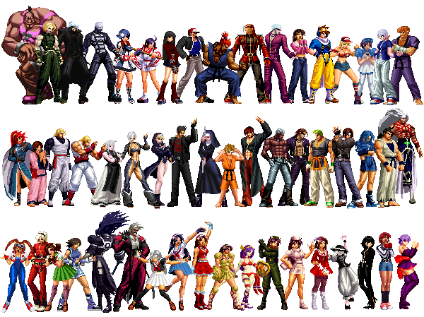 KOF Wing 2019 - All of the characters (So far) 
